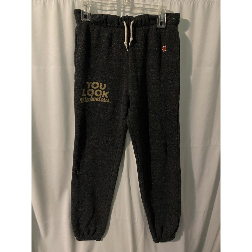 Homage‎ You Look Mahvelous Charcoal Sweatpants Small